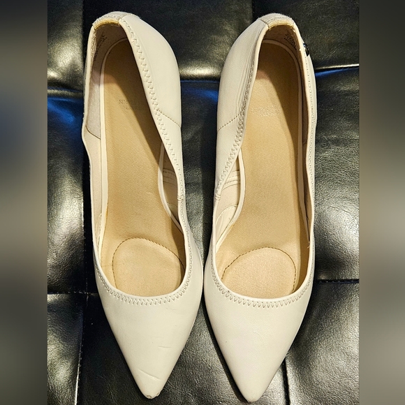 Simply Vera Vera Wang Stevie Women's White High Heels, 7.5 - Picture 4 of 7